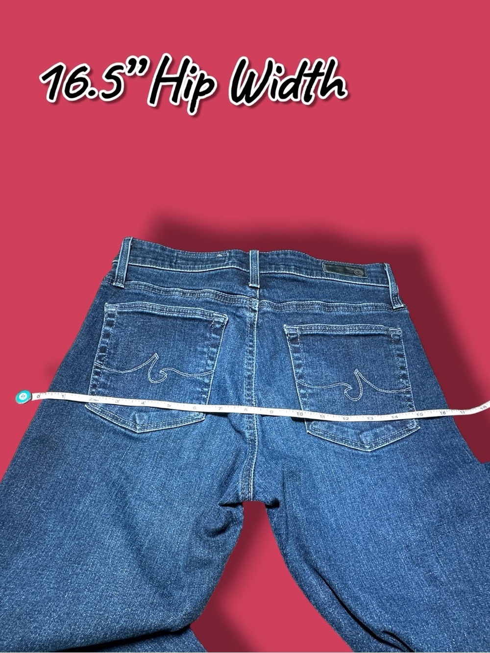 AG The Stevie High-Rise Skinny Ankle Jeans.👖 Size 26R (Run Large) - Picture 11 of 16